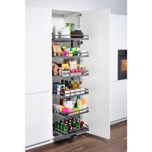 Kệ đựng thực phẩm 5 tầng Kessebohmer Tandem Solo Hafele 549.77.494