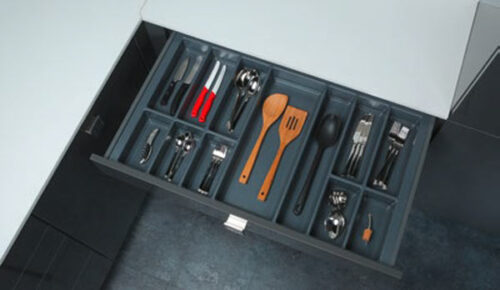 Khay chia đa năng đựng dao kéo thìa nĩa Hafele 556.52.746