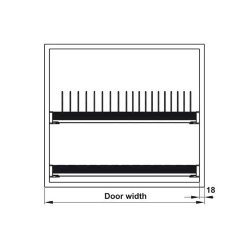 Bộ rổ bát đĩa Hafele Presto 544.40.013 800mm