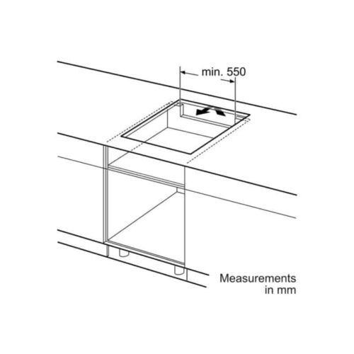 Kích thước bếp từ Bosch PID775DC1E Seri 8